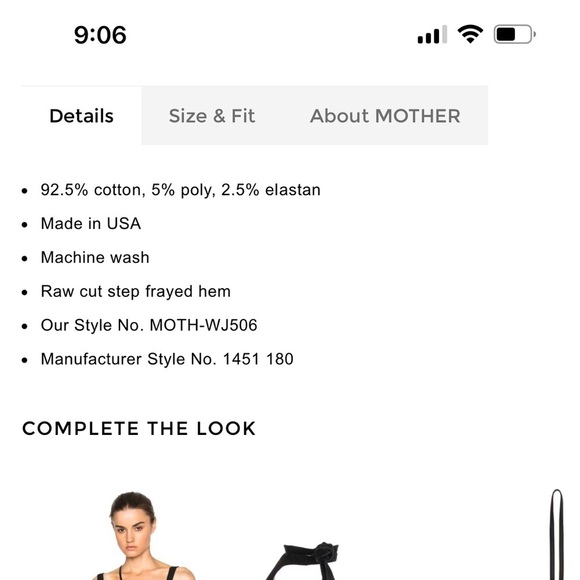 Mother The Stunner Zip Ankle Step Fray Not Guilty - Picture 3 of 12